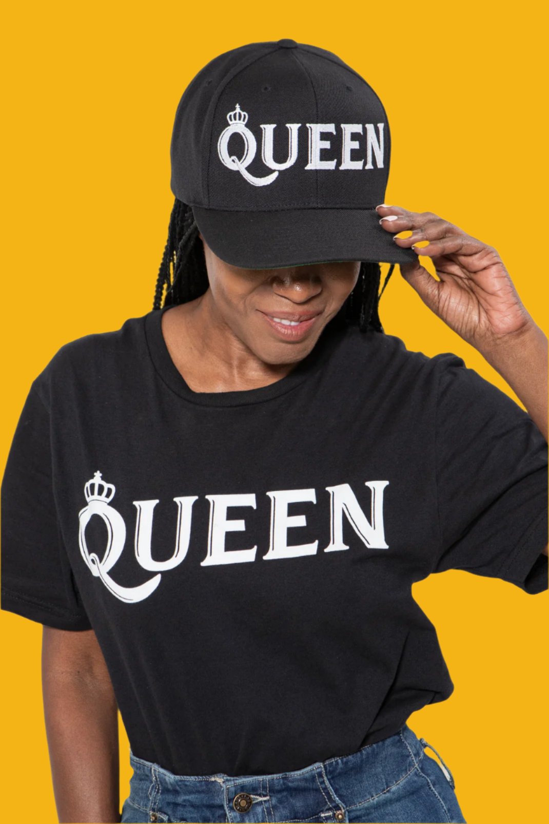 Queen Snapback - Black