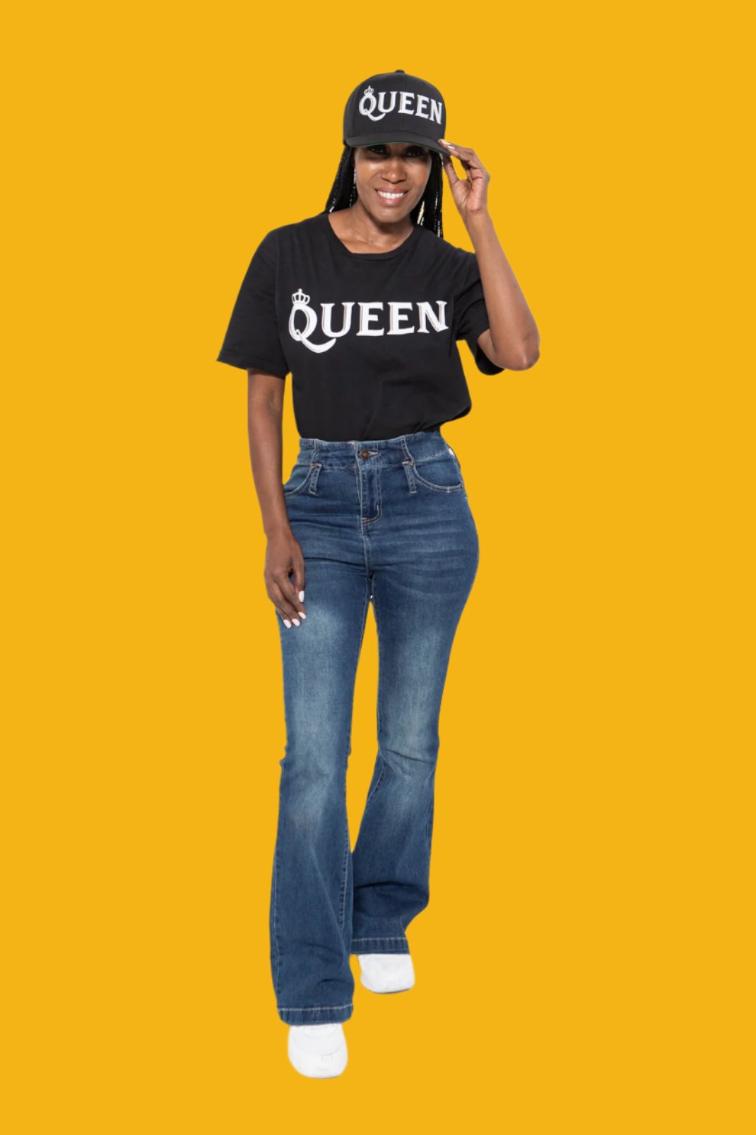 Queen Snapback - Black