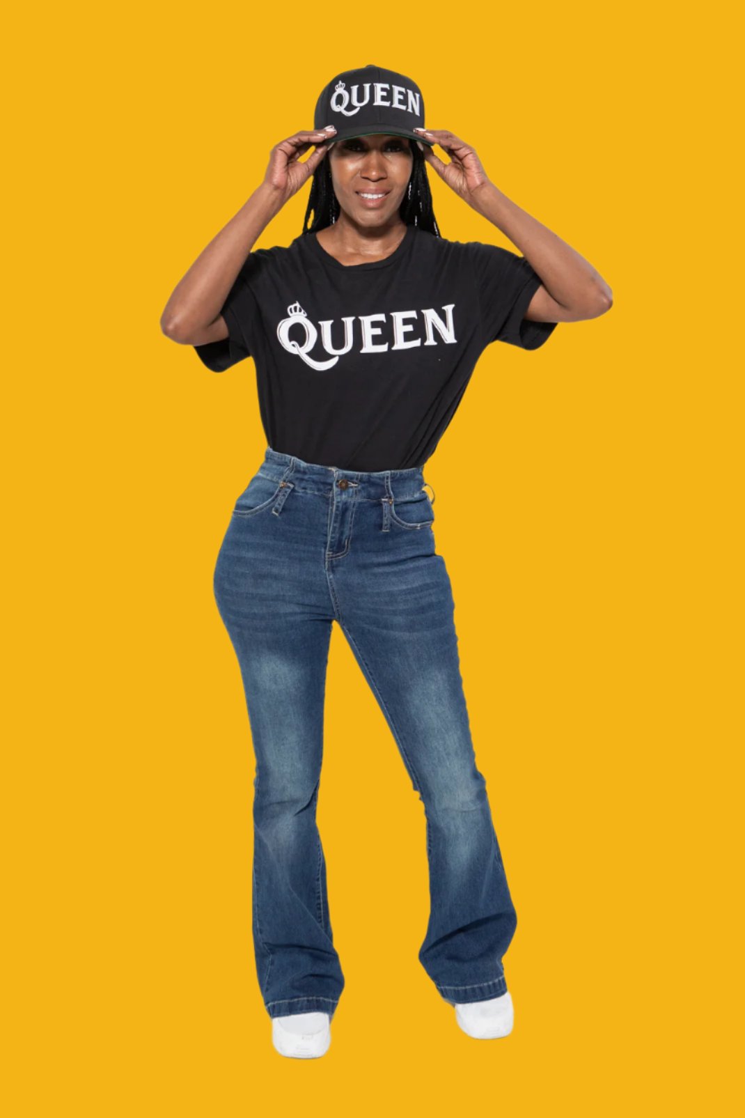 Queen Snapback - Black