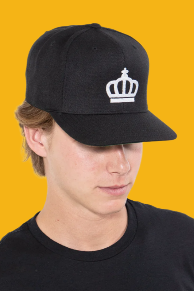 Crown Snapback - Black