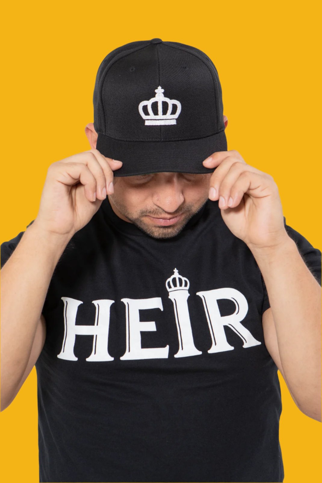 Crown Snapback - Black