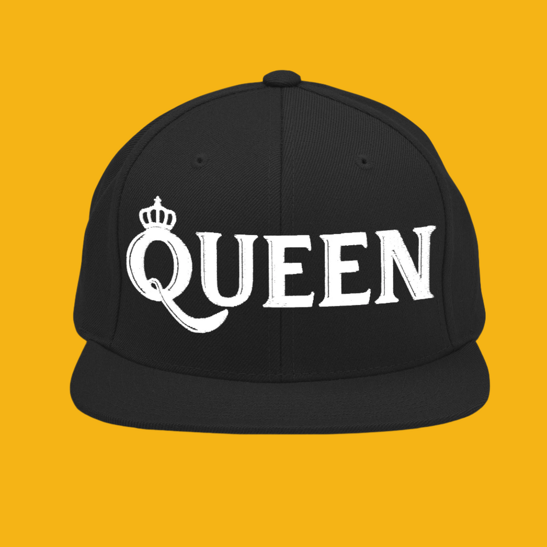 Queen Snapback - Black