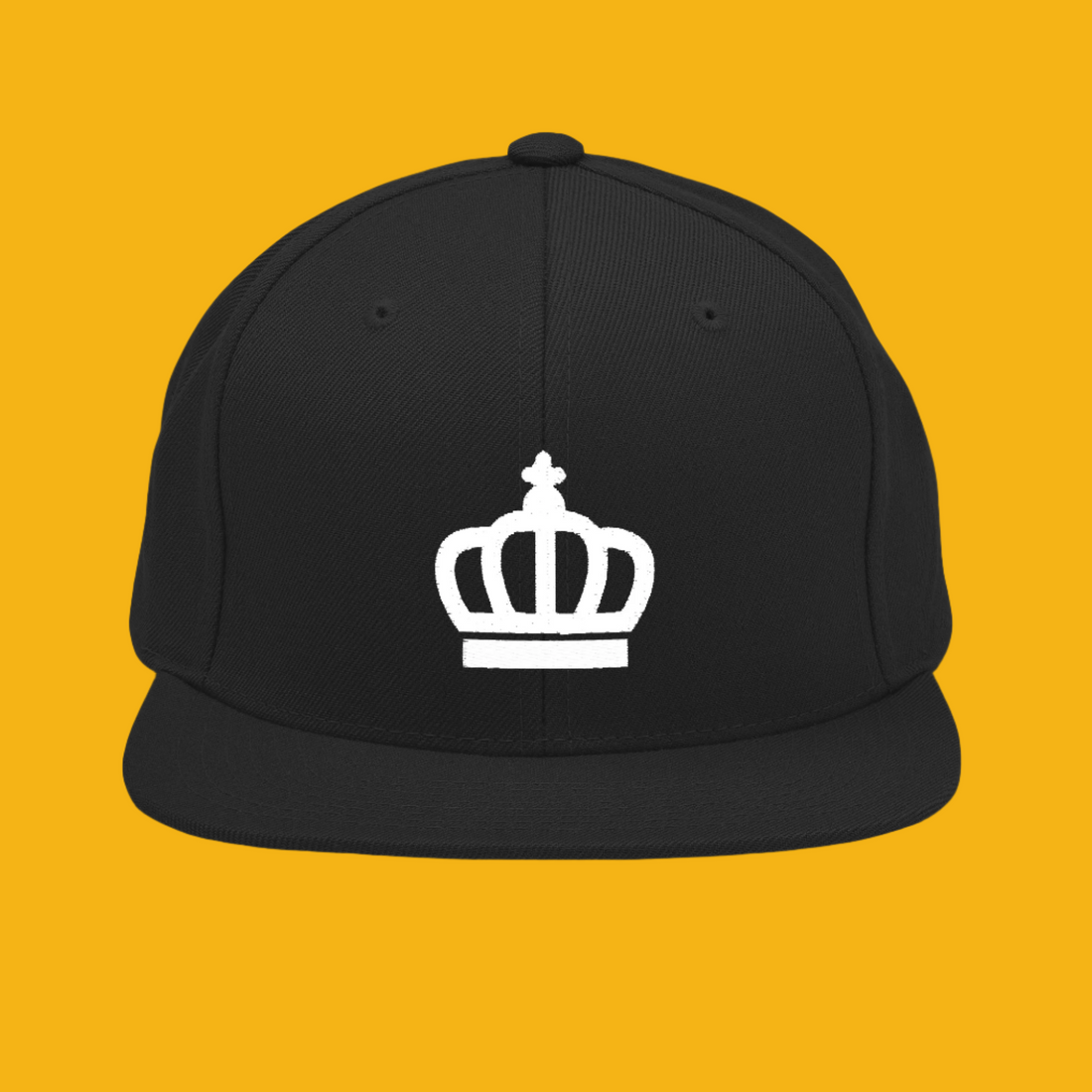 Crown Snapback - Black