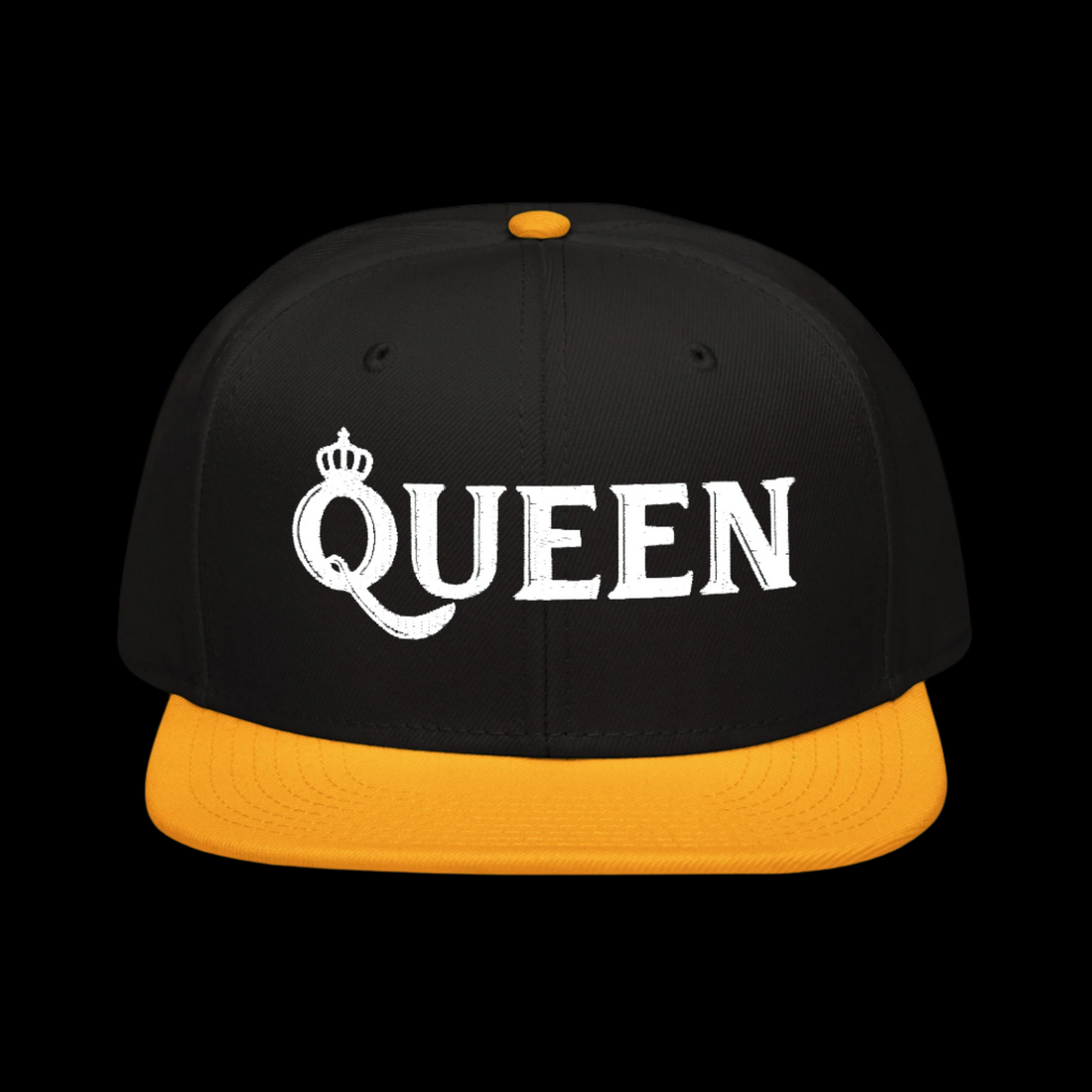 Queen Snapback - Gold/Black