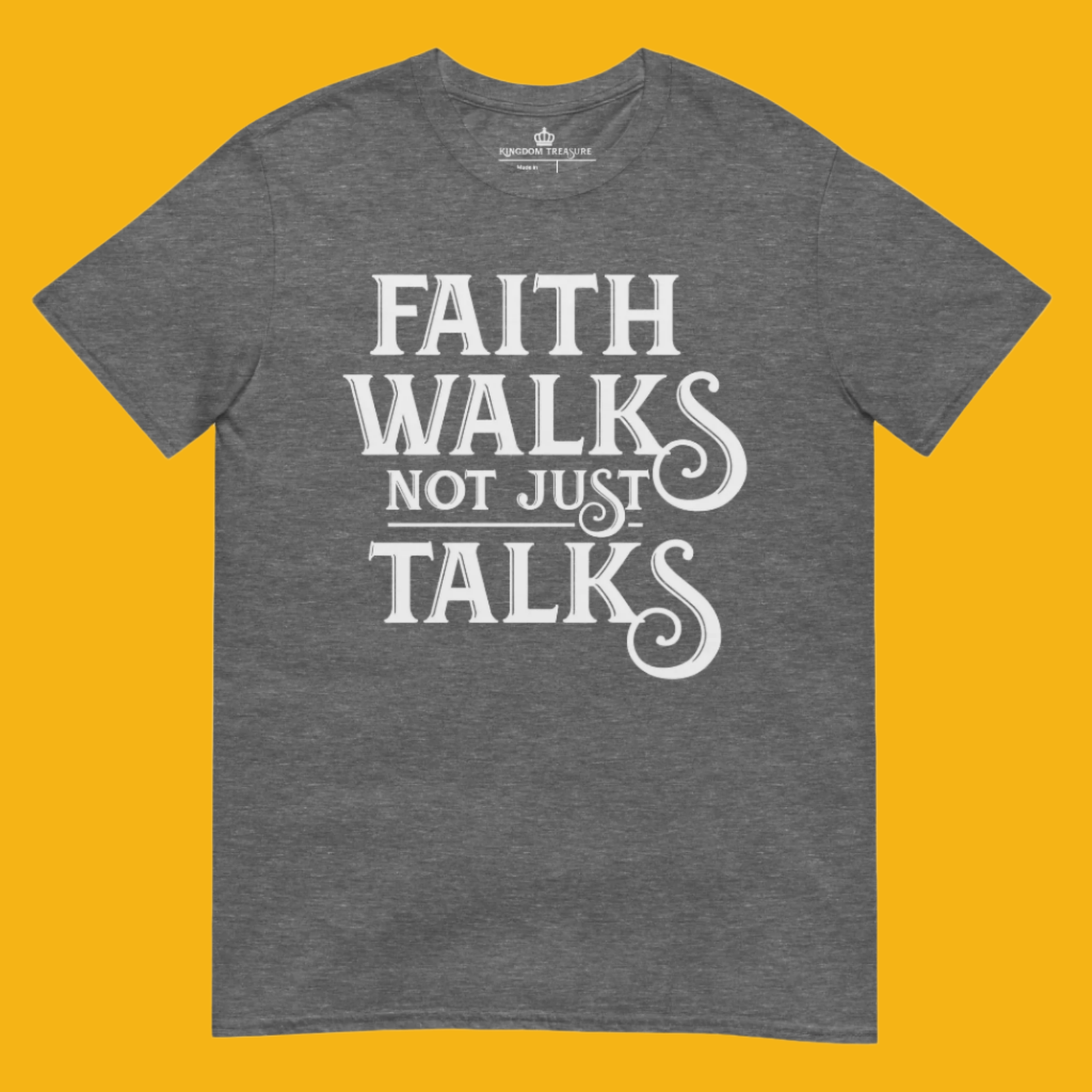 Faith Walks Tee + Wall Art